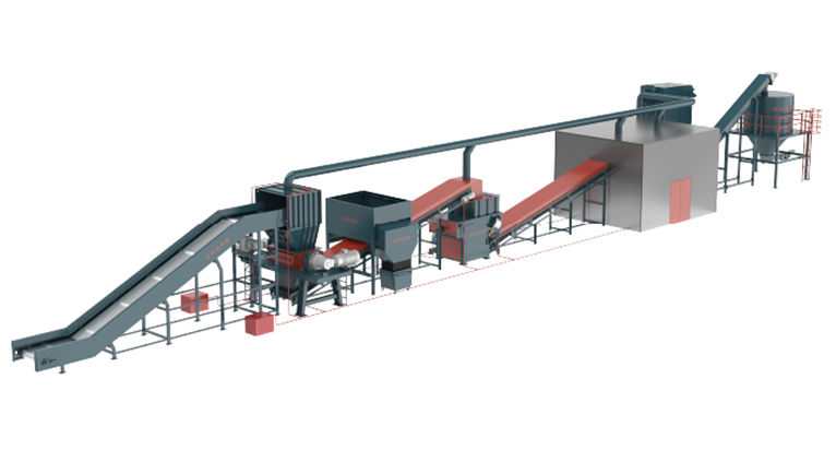 退役風電葉片處理系統
